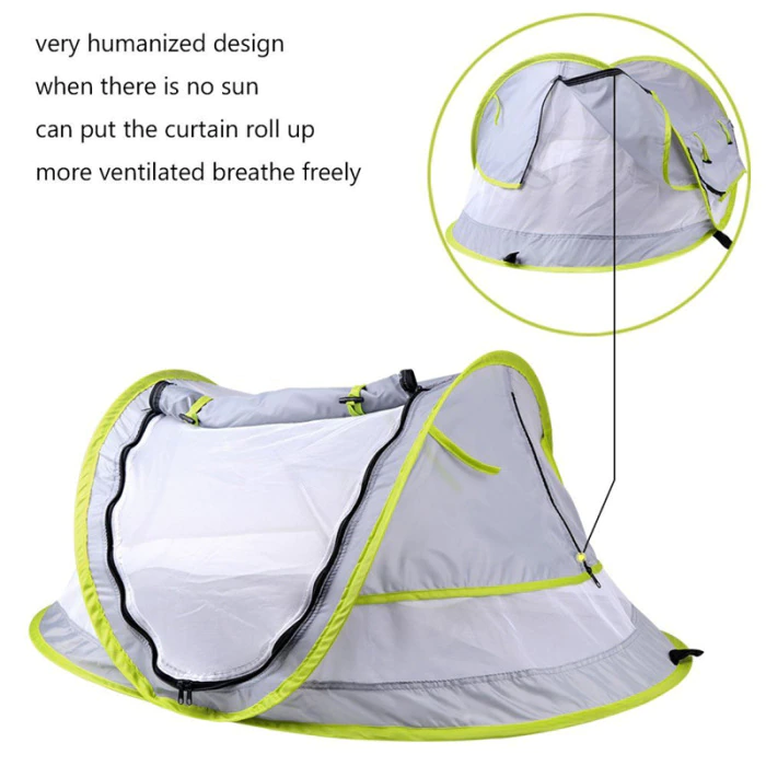 Cheap Goat Tents Baby Kid Beach Tent Folding Sun Protection Portable Travel Tent Infant Sun Shelters Mosquito Net Outdoor Camping Sunshade Beach Tents 